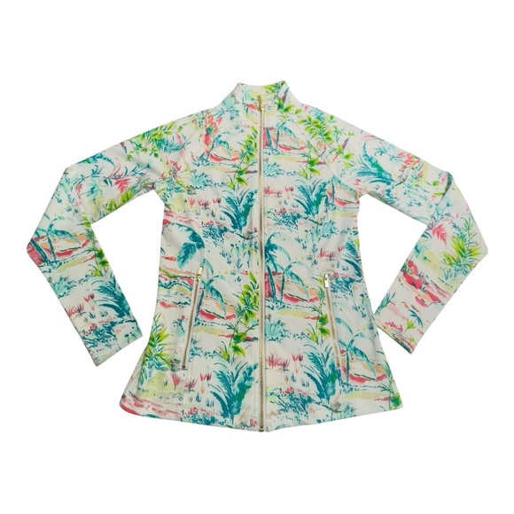 SIGRID OLSEN Tropical -golf,tennis activewear Jacket size XS - Picture 6 of 11